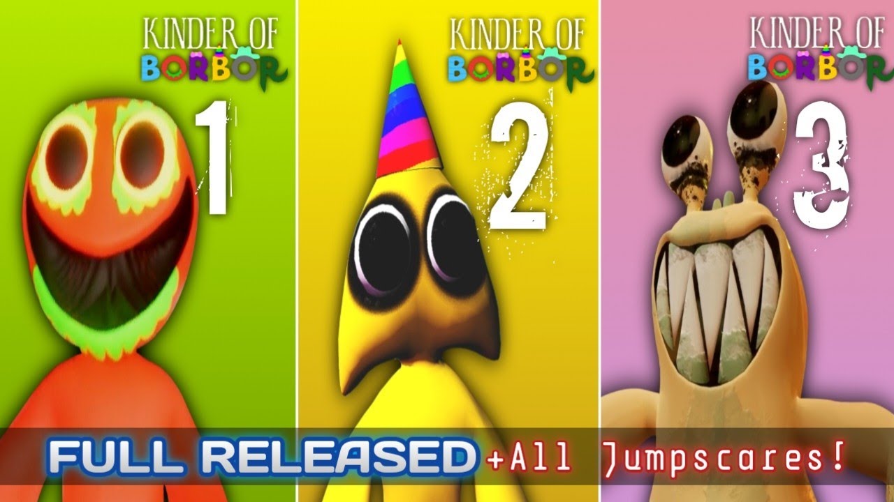 KINDER OF BORBOR ALL CHAPTERS (1,2,3) Full Gameplay + ALL JUMPSCARES - Full Release Version!