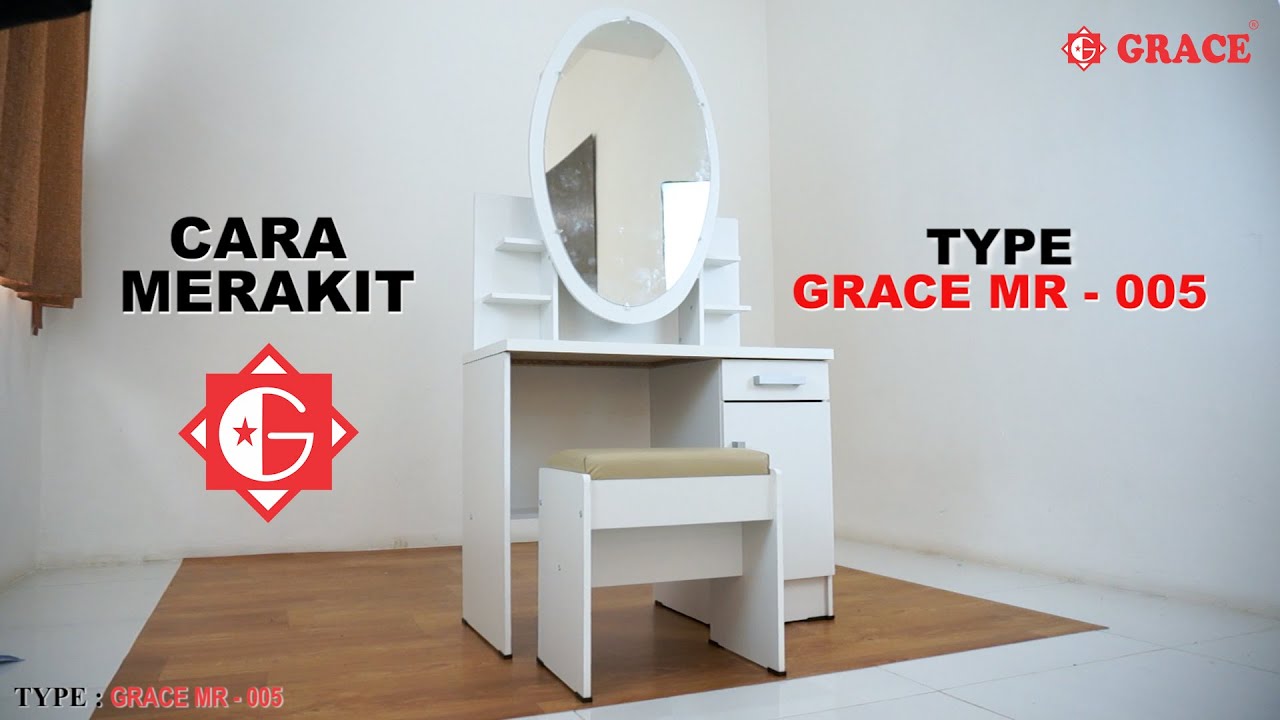 Cara Merakit Meja Rias MR 05 Grace