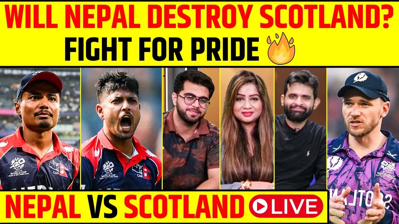 🔴Nepal vs Scotland Live: Will Nepal Defeat Scotland? | Fight for Pride 🔥 #t20worldcup2026