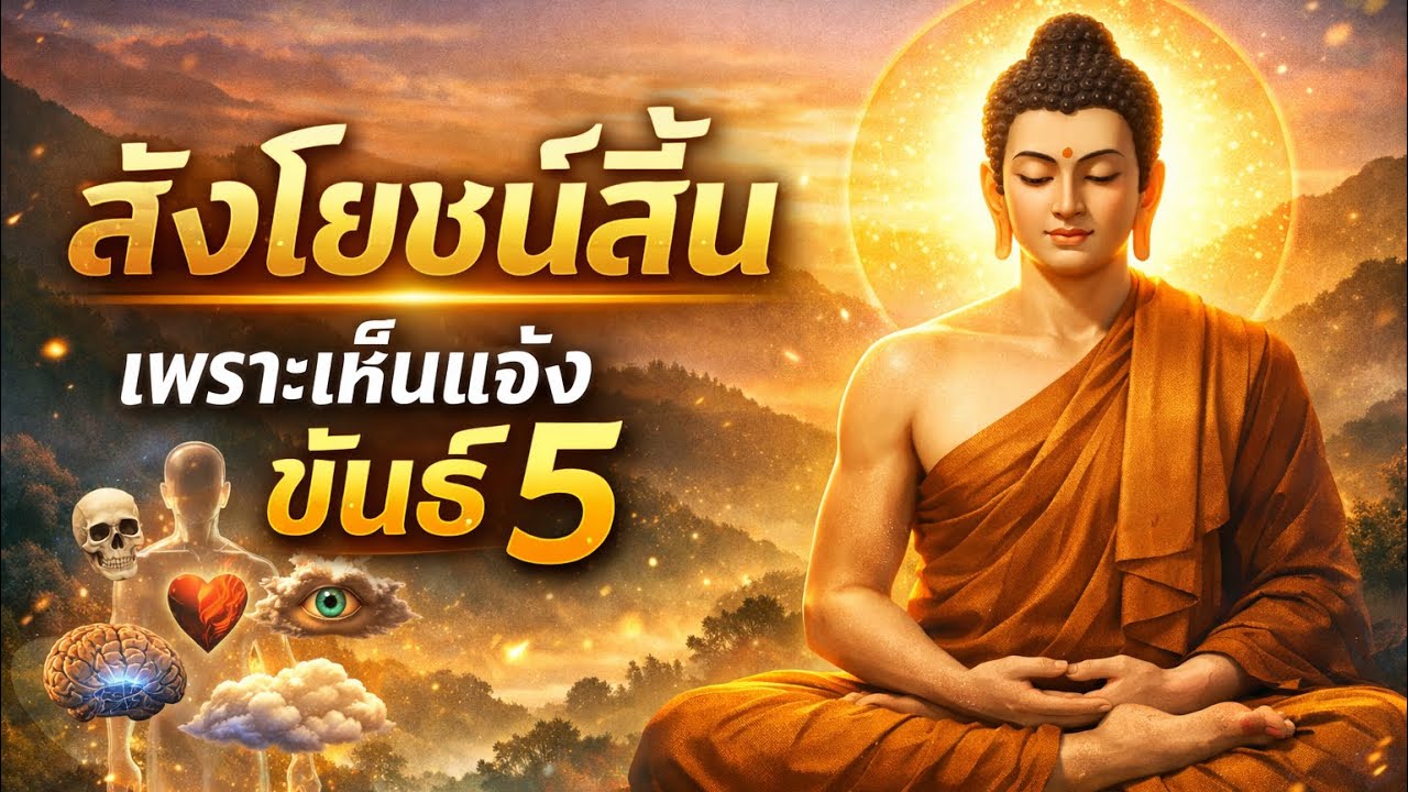 ตัดภพจบชาติ ด้วยเข้าใจขันธ์ 5 ตามจริงอย่างถ่องแท้