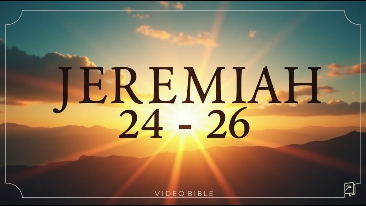 Jeremiah – Jeremiah 24 - 26  Video Bible Sacred Chapter