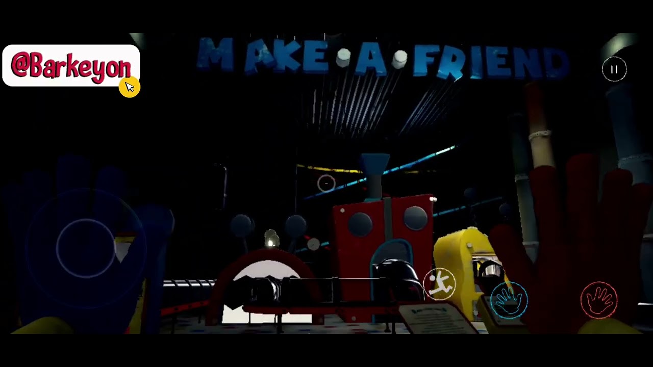 Poppy Playtime, глава 1, мобильная версия, полное прохождение на 100%.