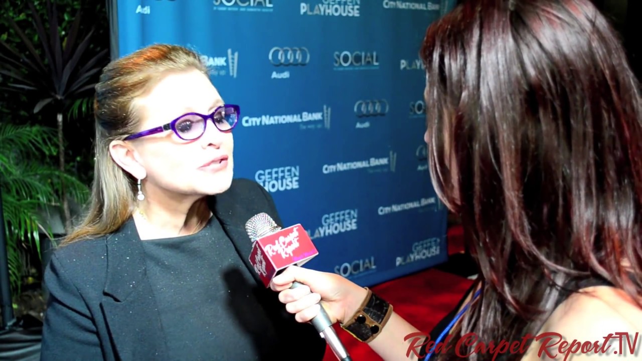 Carrie Fisher at #BackstageAtTheGeffen 12th Annual Fundraiser @CarrieFFisher