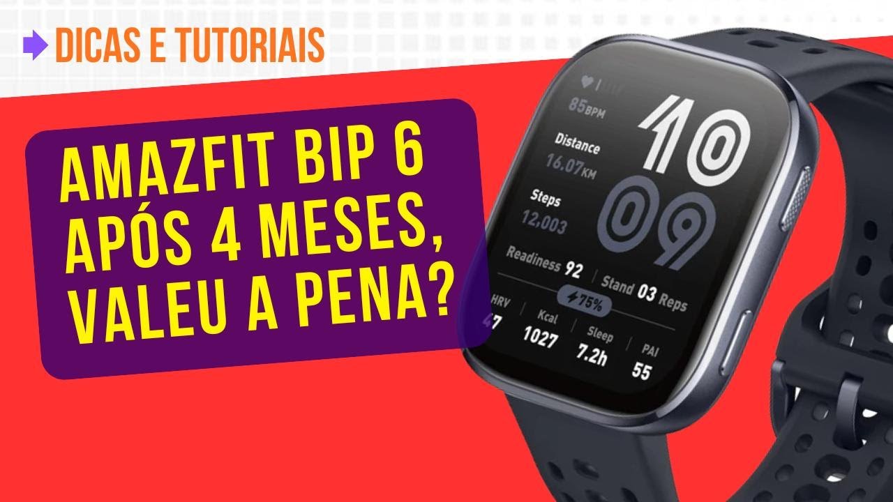 Amazfit Bip 6 após 4 meses, valeu a pena? #amazfitbip6 #amazfit #smartwatch #galaxywatch #applewatch