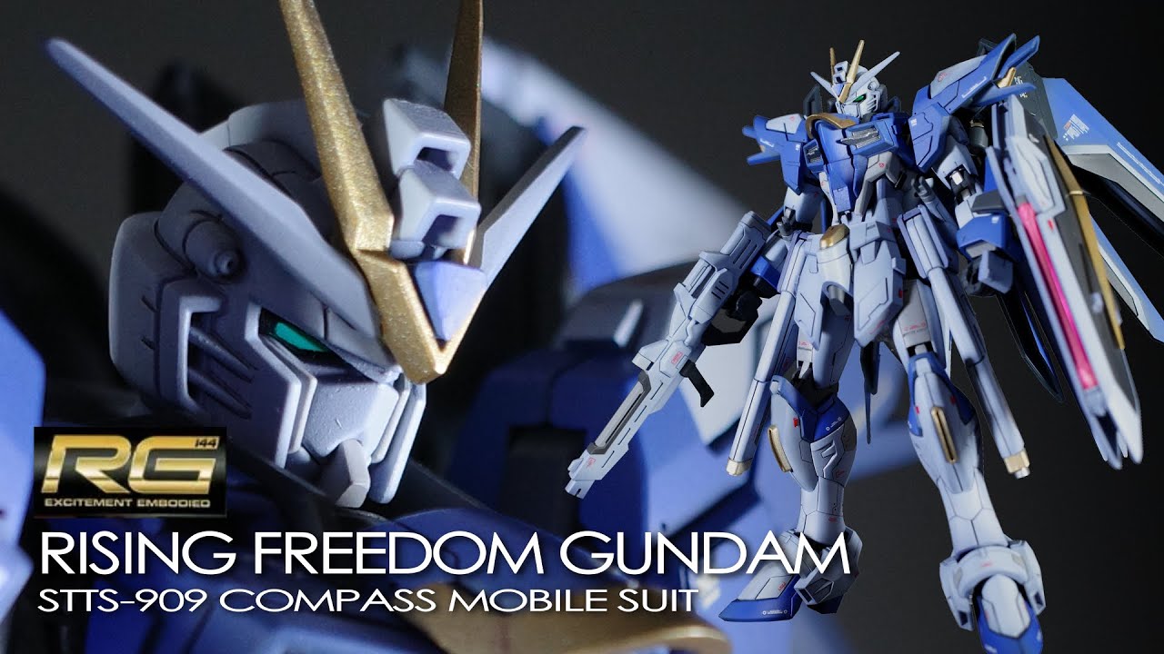 【ガンプラ全塗装】HGライジングフリーダムガンダムをRGに見えるまで改修する！