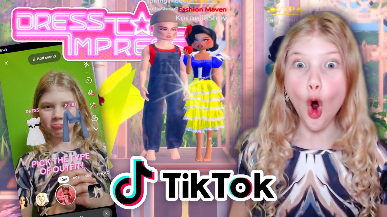 👗✨ Dress to Impress TikTok Challenge – Filter Bestämmer Min Outfit! 🎮😂