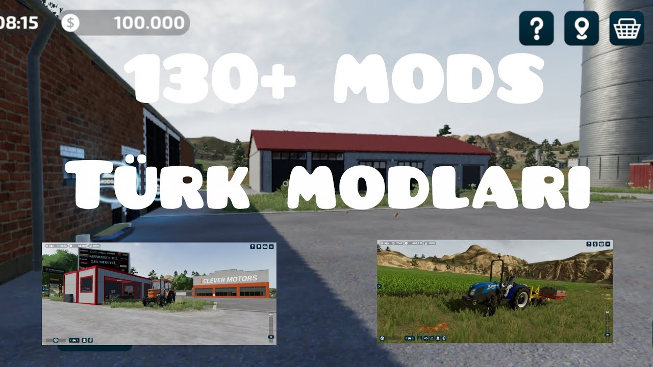 FS23 bulk mod link Turkish mods 130+ mods