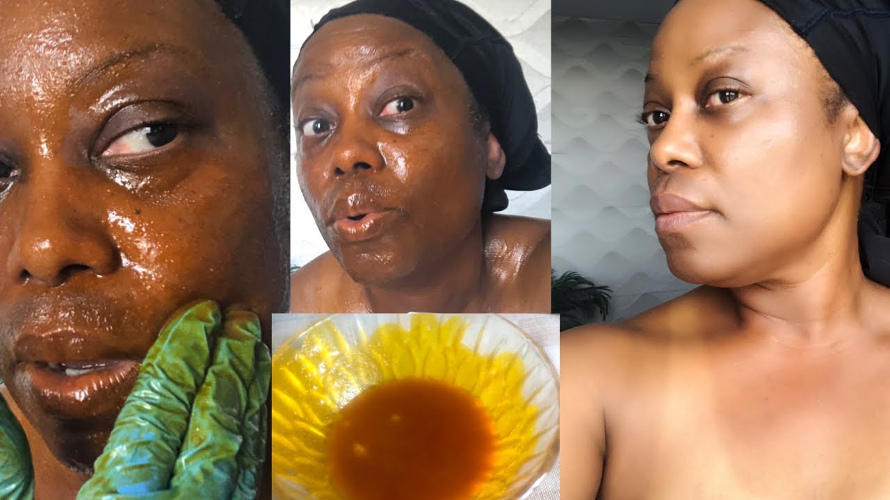Inexpensive method to  glow your skin with palm oil  & sugar scrub #palmoilfacialscrub
