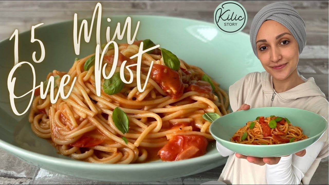 15 Min One-Pot Tomate-Mozzarella Pasta / easy & schnell