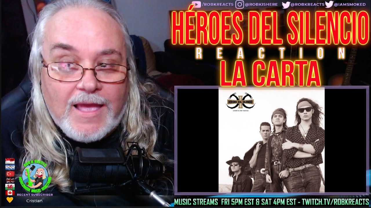 Héroes Del Silencio Reaction - La Carta - First Time Hearing - Requested