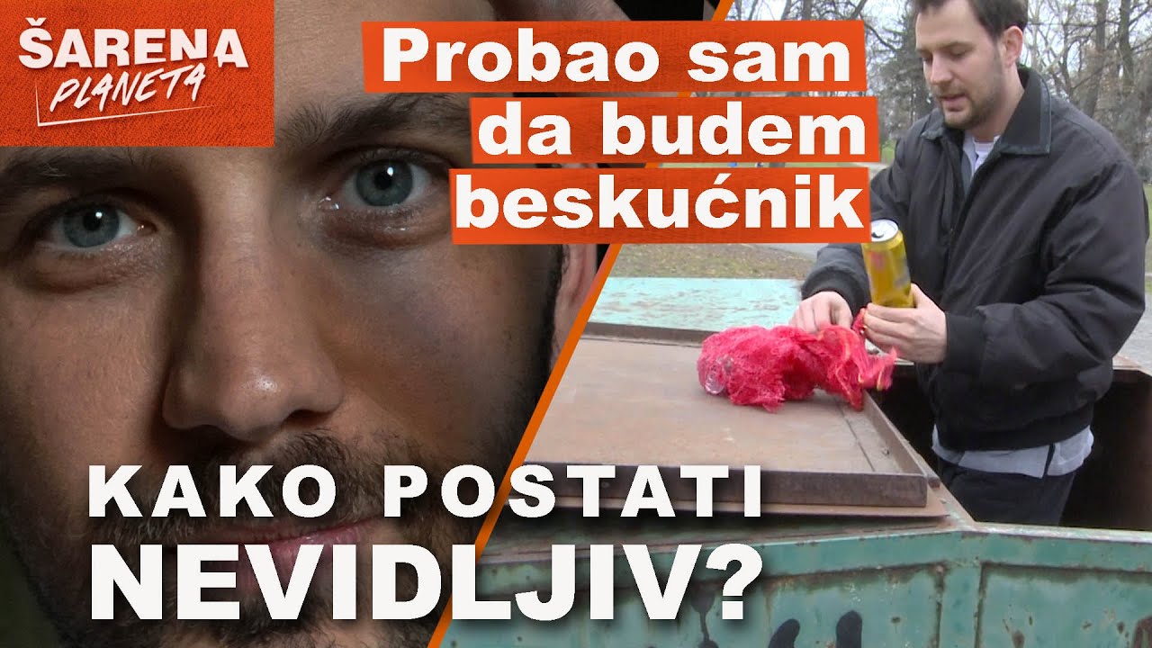 Andrija Jurašin - KAKO POSTATI NEVIDLJIV? Bio sam beskućnik par dana i evo šta se desilo...
