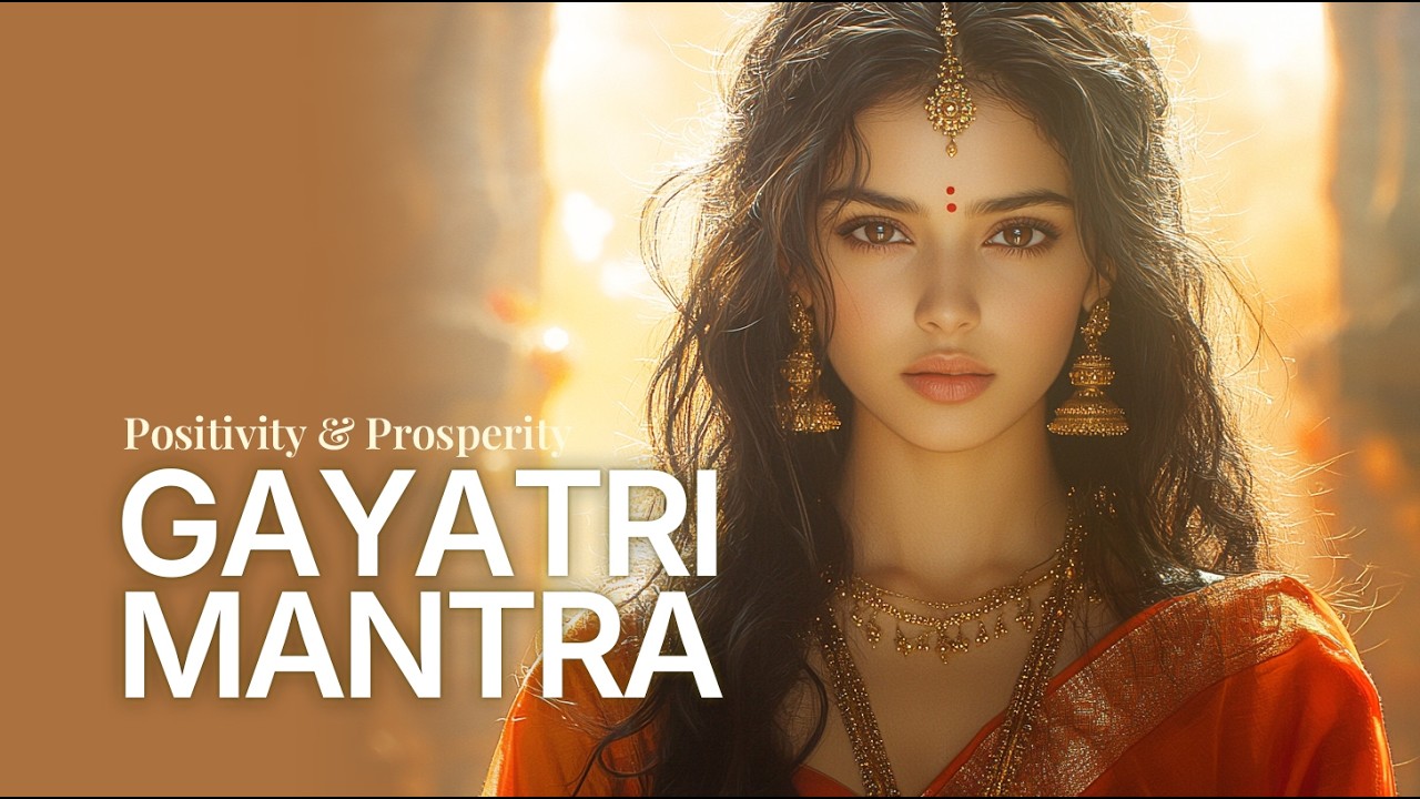 ☀️𝟏𝟎𝟖 𝐓𝐈𝐌𝐄𝐒  Bathe in Golden Light: Remove Inner Blocks & Experience Self-Love | Gayatri Mantra