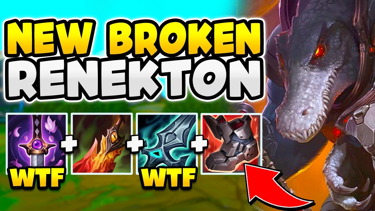 RENEKTON IS 100% BROKEN NOW?! RIOT MAY REGRET BUFFING HIM...