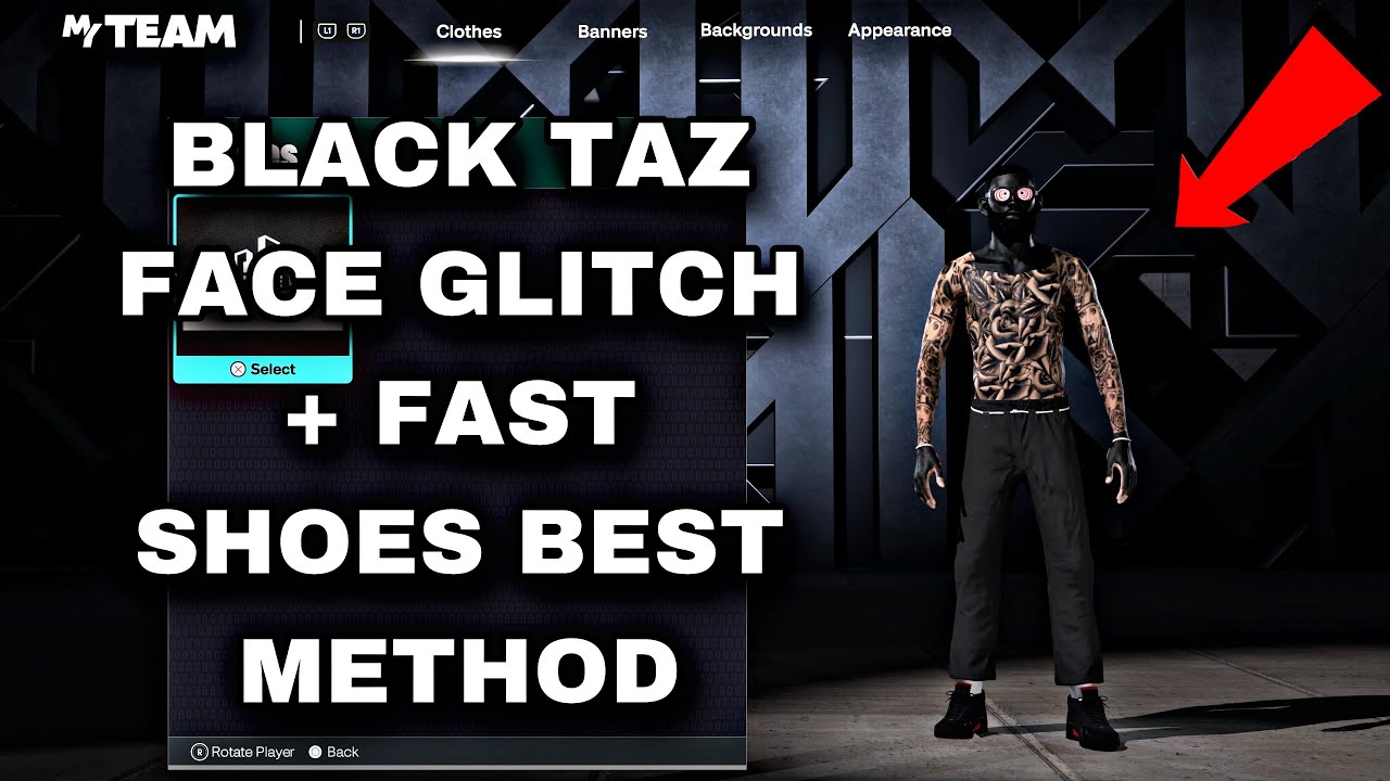 *NEW* BLACK TAZ FACE + BLACK ROSE TATTOOS + FAST SHOES GLITCH EASIEST METHOD 100% WORKS NBA 2K26