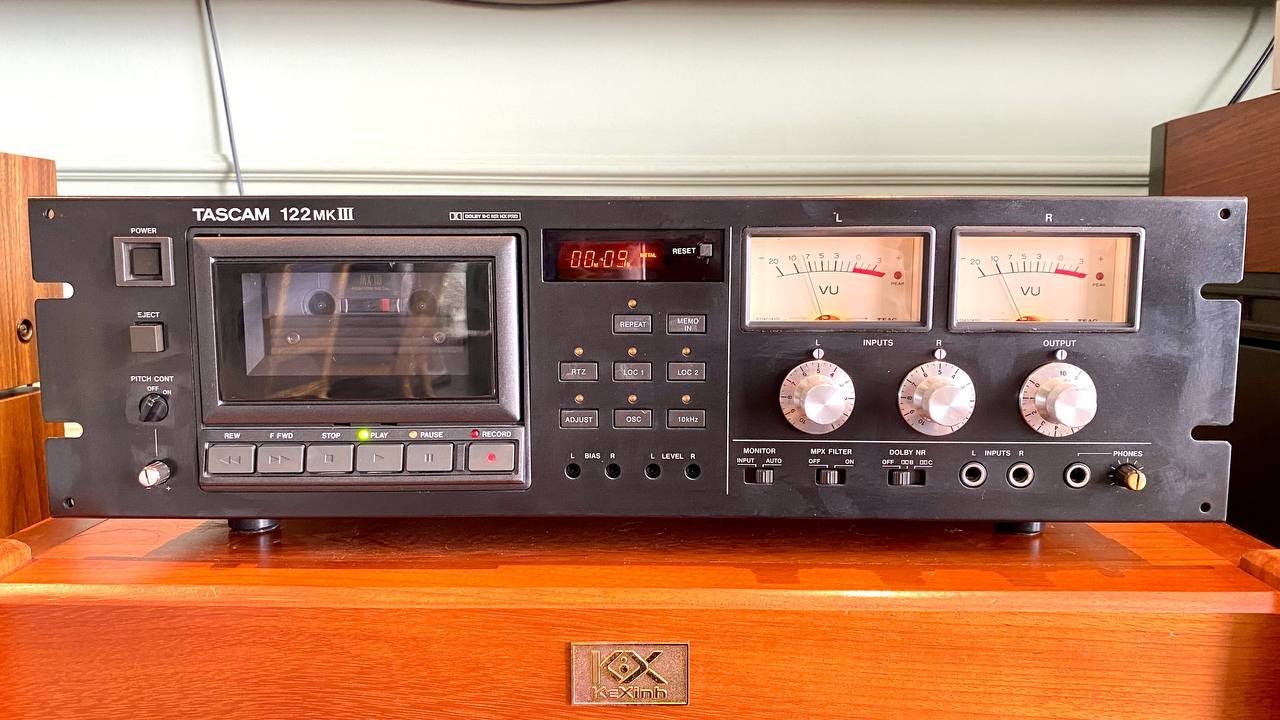 DECK Phòng Thu Chuyên Nghiệp 10/10 Mới Tinh 99% Tascam 122 MKIII (0916.95.05.95)
