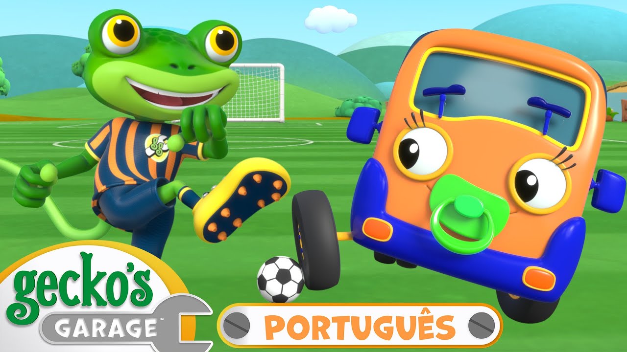 Partida justa de Futebol! | Garagem do Gecko em Português | Desenhos Animados