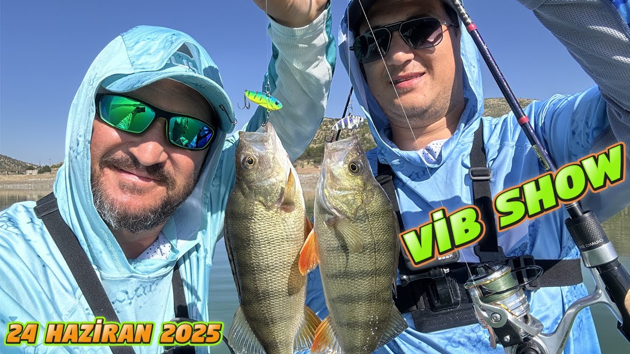 Vibrasyonlar Show Yaptı.Heryer Balık At At Çek.Özlenen Turna ve Perch Avı…