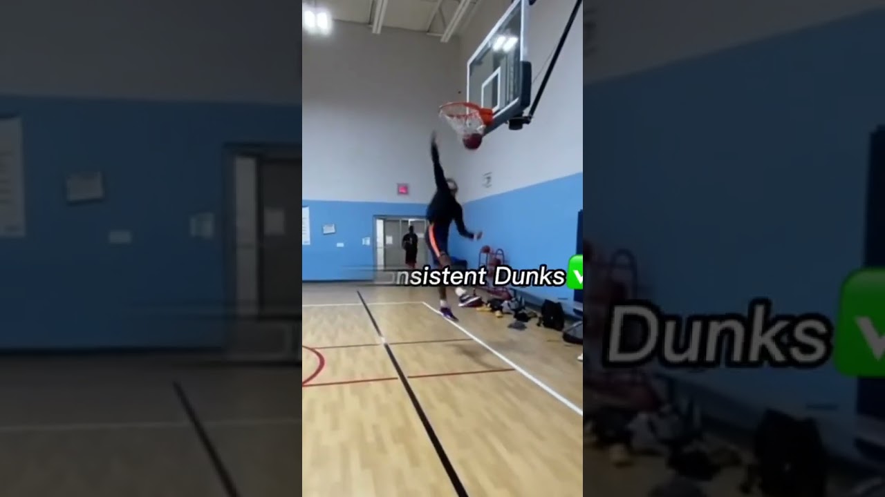 The craziest dunk transformation you'll ever see....#basketball #fitness #athlete #dunkademics