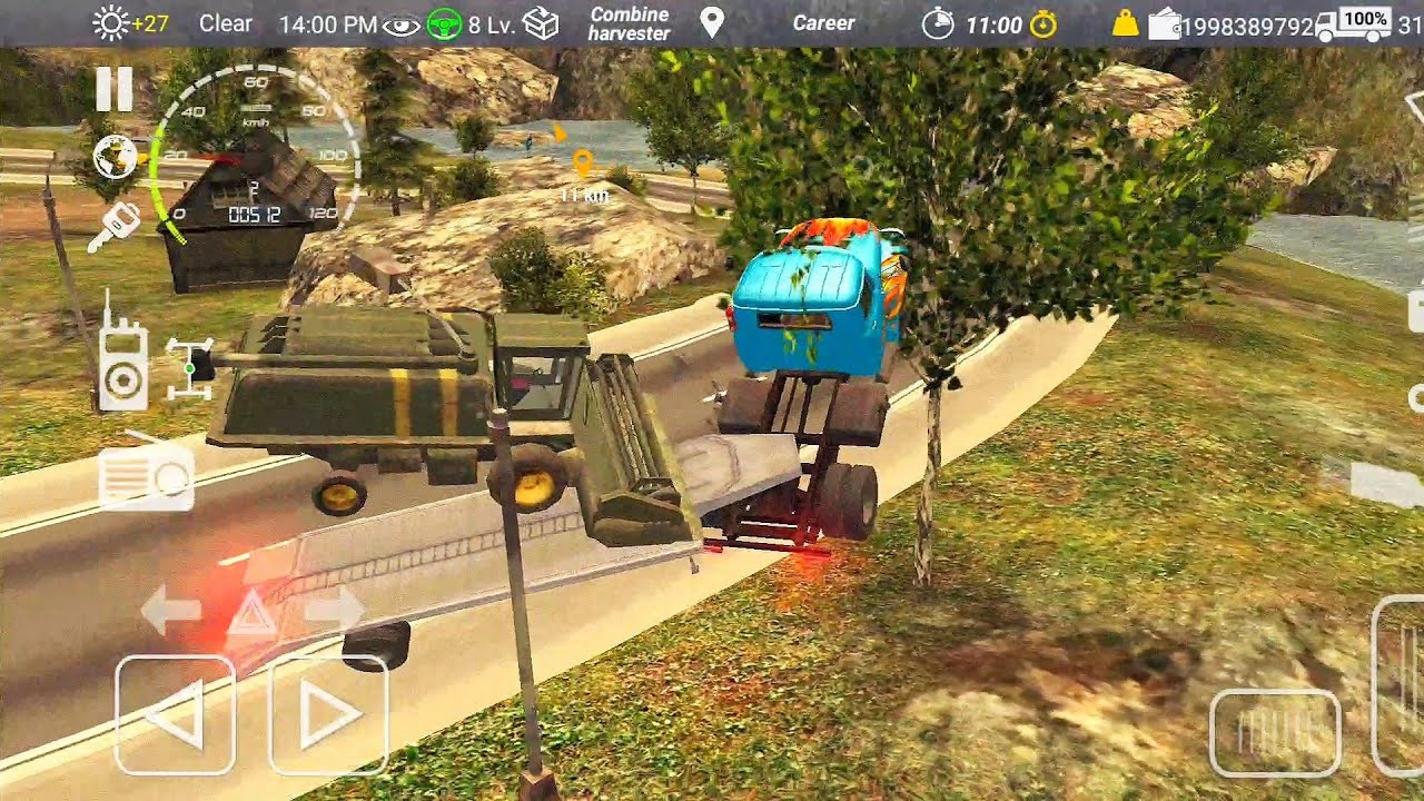 Big Accident While Transporting Combine | Russian Car Driver ZIL 130 Android  Gameplay HD