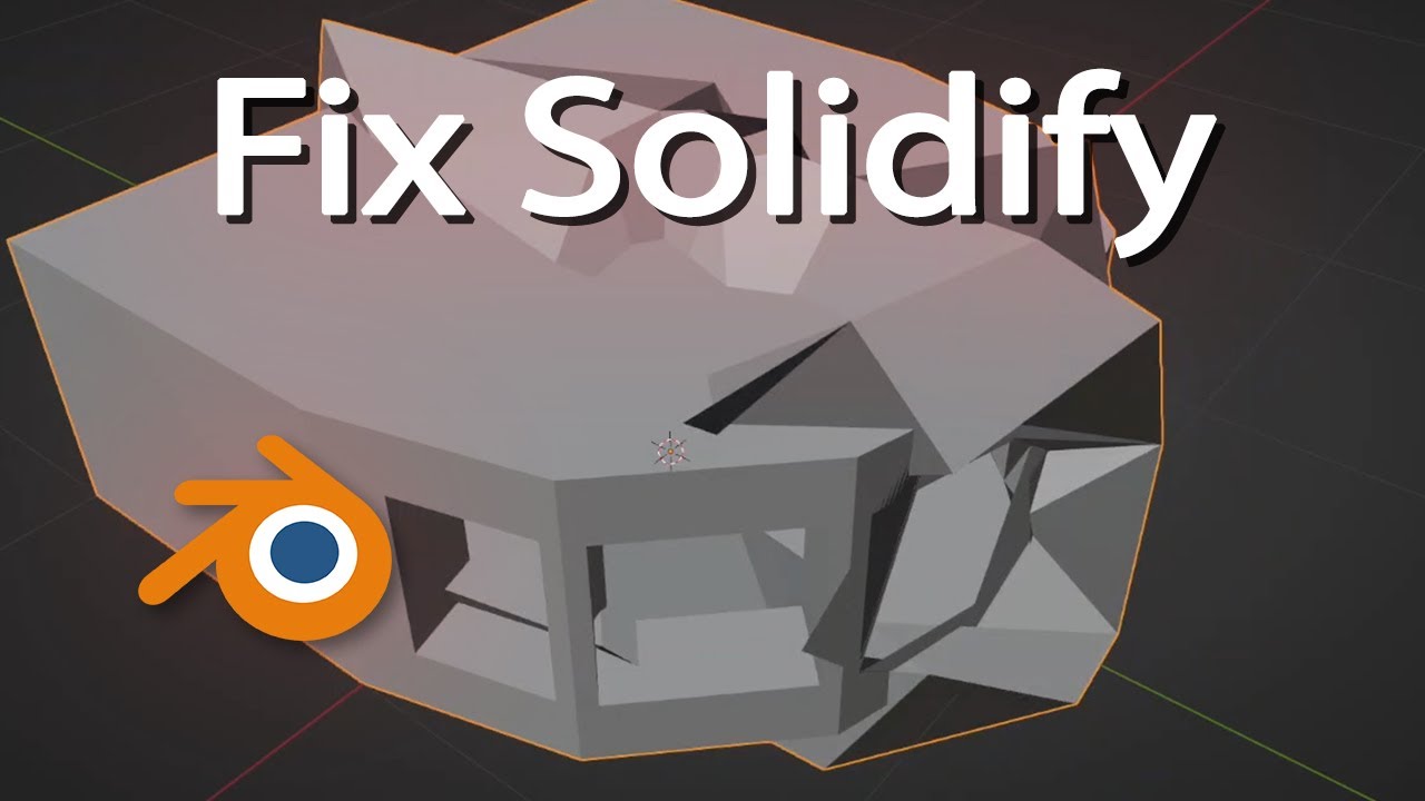 Solidify Modifier is Broken?  Here is a Fix in Blender