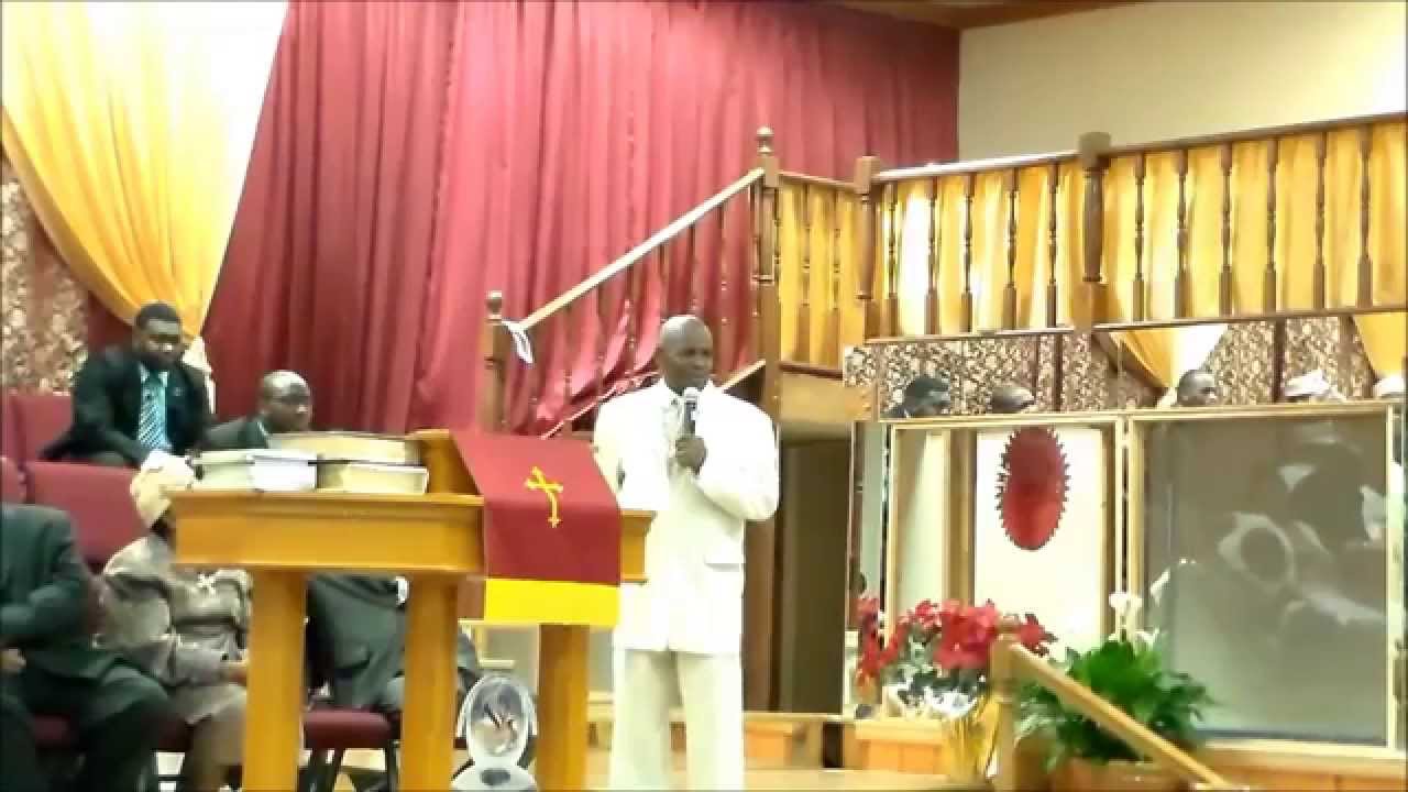 Apostle G  W Johnson At Bridgeport Apostolic Ark Convention 2015 Monday