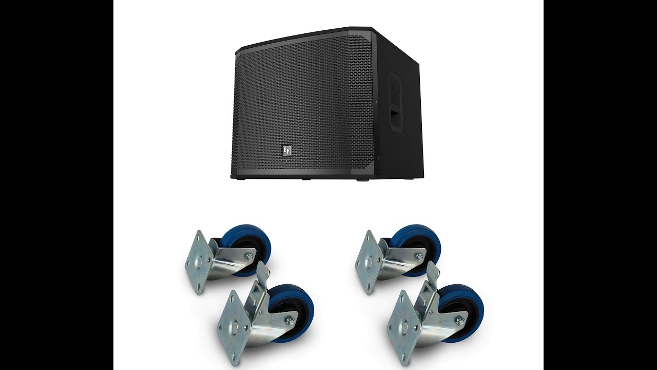 Adding Casters To Sub-Woofer