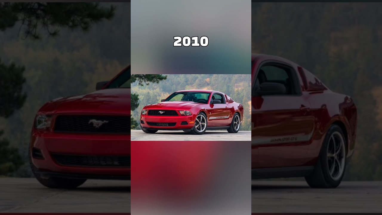 The Evolution of Ford Mustang GT (1964~2022) #shorts