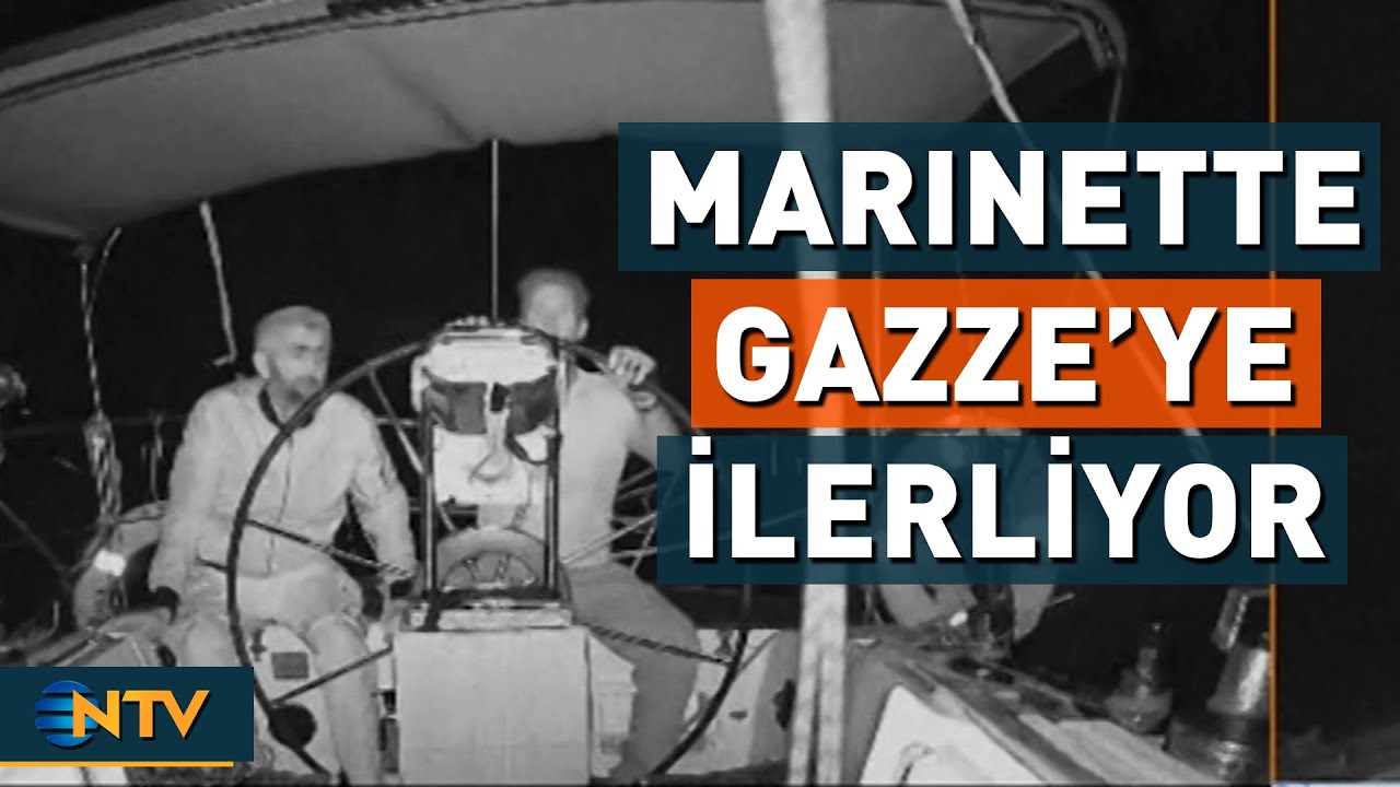 Sumud Filosu'nda Gazze'ye İlerleyen Tek Müdahale Edilmeyen Tekneden Görüntüler | NTV