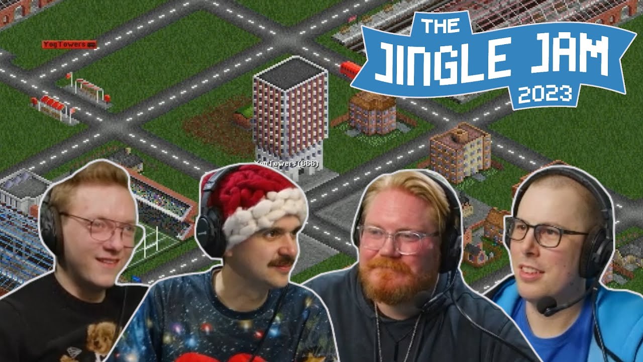 The Yogscast drink gin and crash trains | Yogscast Jingle Jam 2023 Highlights Day 1