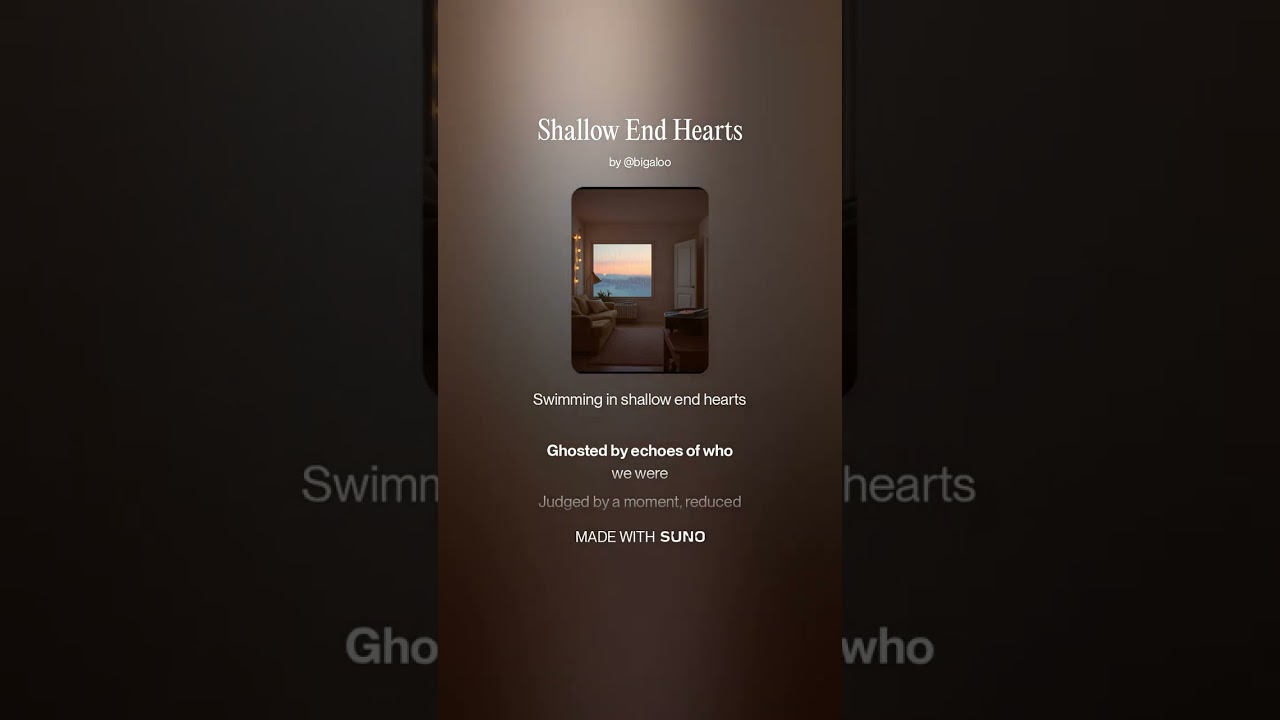 Shallow End Hearts #music #indie #shoegaze #lyrics