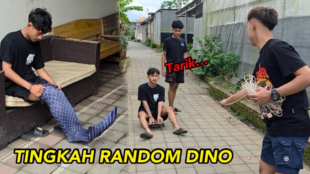 TINGKAH RANDOMNYA DINO