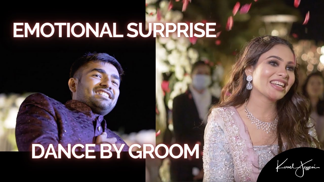 Groom Surprises Bride with Emotional Dance Performance on Sangeet | Most Romantic Groom Ever|Wedding