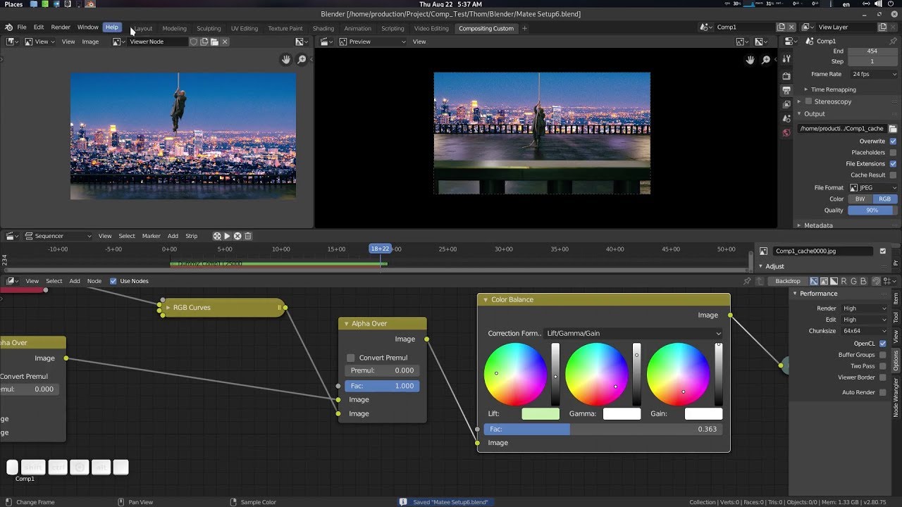 Blender 2.8 Compositor Disc Cache Addon Updates Workflow Tutorial