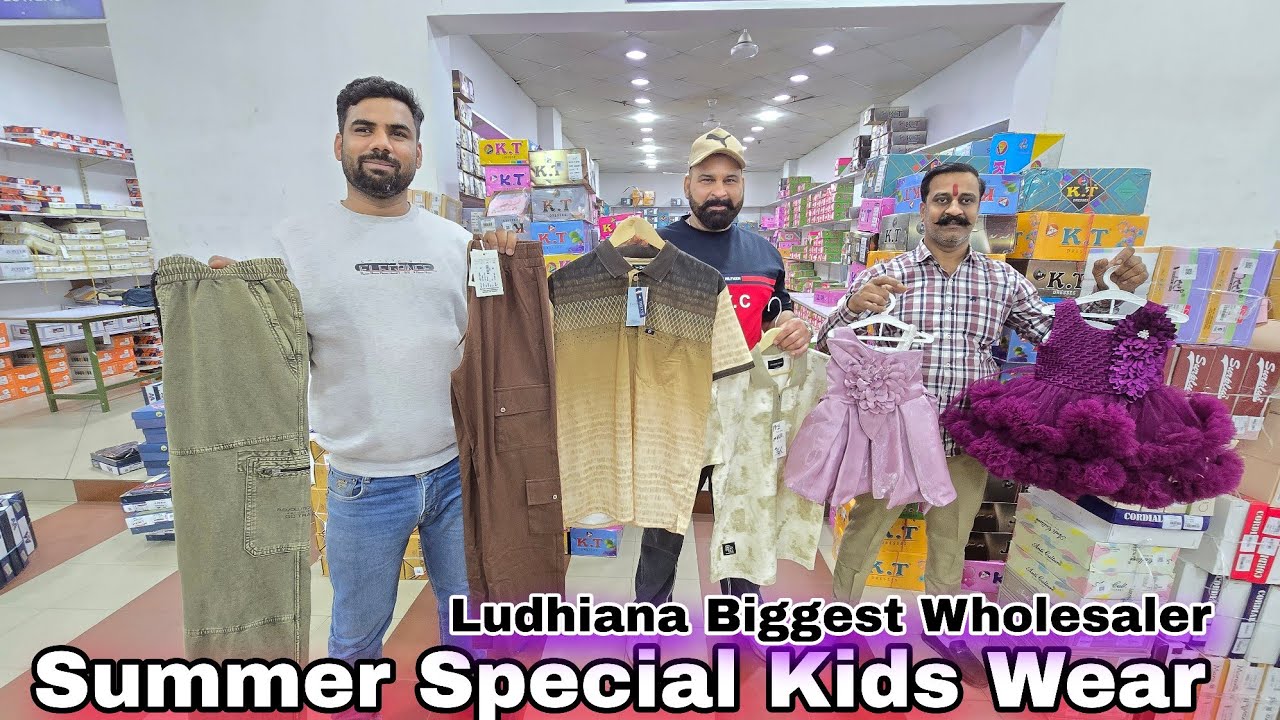 Ludhiana Biggest Wholesaler Chaman Knit Fancy Kids Wear Summer Special Designs 