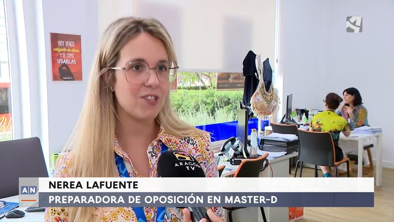 Así se preparan 10.000 aragoneses para las oposiciones de Educación | 📺 Aragón TV