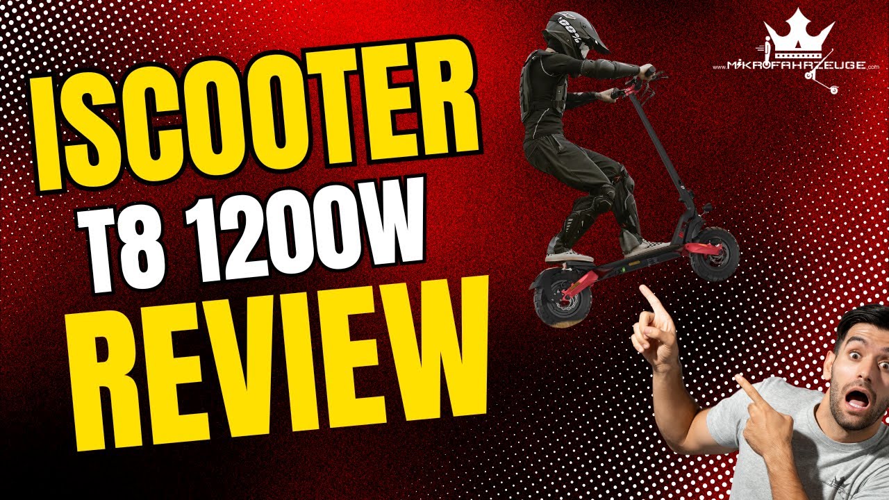 🔥 iScooter T8 im Test – Offroad-Scooter mit 1200W Spitzenleistung! Lohnt sich der Kauf? 🛴⚡
