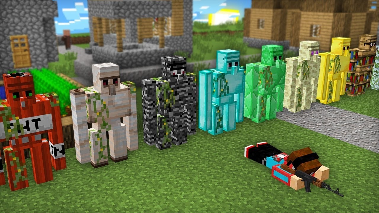 🛡️40 ՆՈՐ ԳՈԼԵՄՆԵՐԸ ՊԱՇՏՊԱՆՈՒՄ ԵՆ ԻՄ MINECRAFT ԳՅՈՒՂԸ | Vahe_Blog minecraft