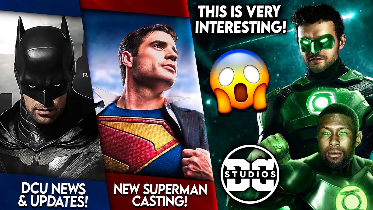 This is GREAT!! New SUPERMAN Casting + Big LANTERNS Details, DCU Batman & More!