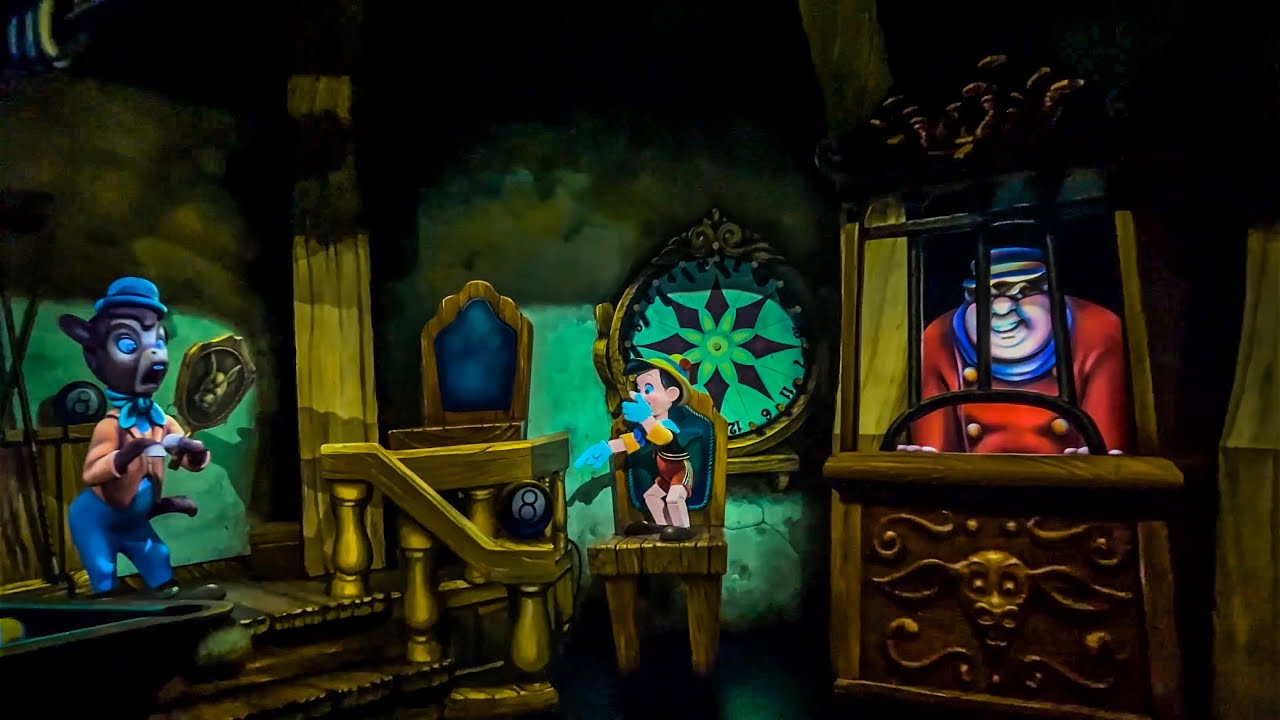 Pinocchio's Daring Journey Low Light 4K 60fps POV Disneyland Paris (2023)