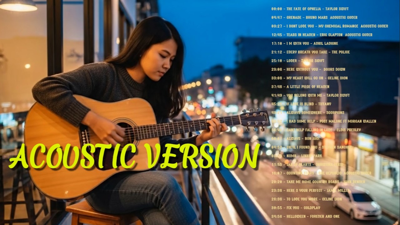 Beautiful Acoustic Guitar Songs 2026 💕| Chill Love Songs Acoustic Cover