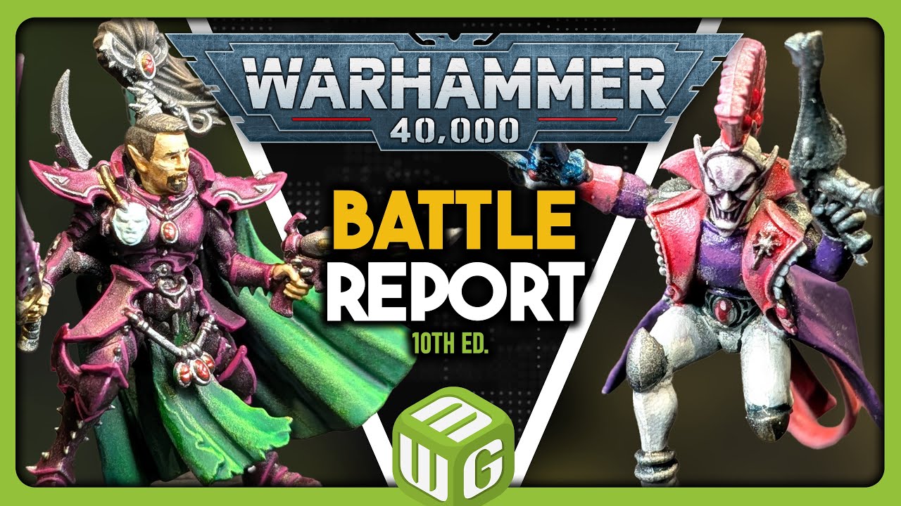 Serpent's Brood Harlequins vs Realspace Raid Drukhari 10th Ed 40k Matched Play Battle Report Ep 73