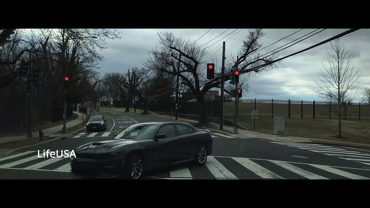 POV Drive from Washington, DC to Arlington, VA | Key Bridge & U.S. Route 50