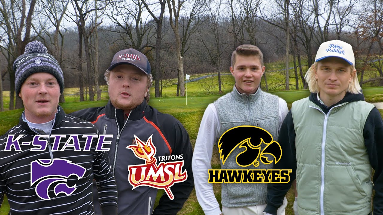 College Golfers Showcase Their Skills | 2v2 Scramble Match @ Adams Pointe