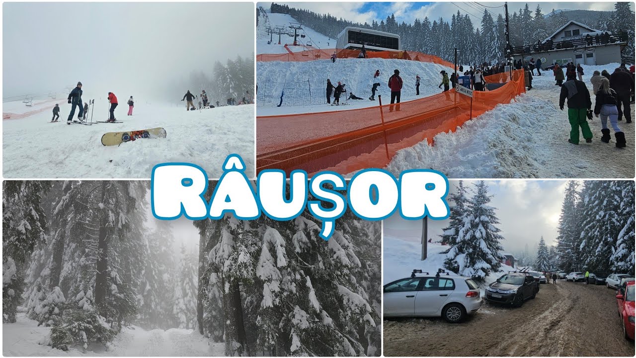 Iarna la pas prin stațiunea R&acirc;ușor din Retezat