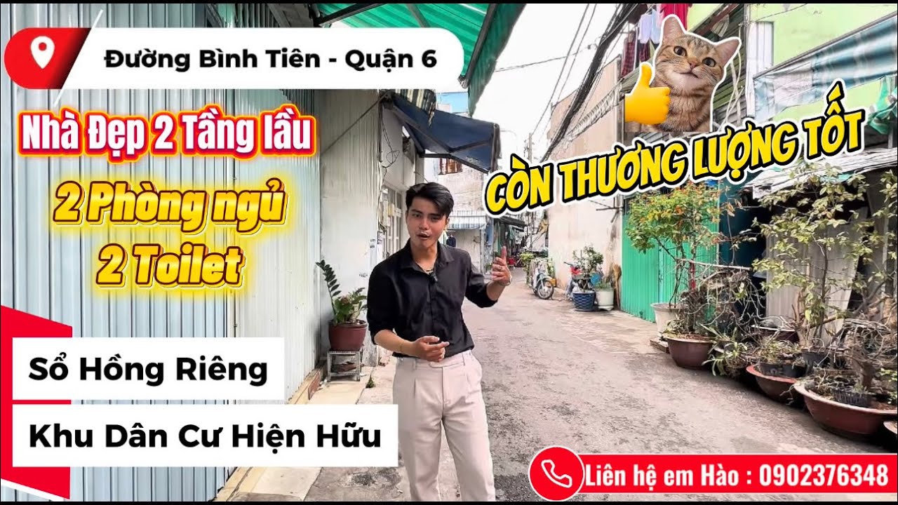 Nhà Đẹp Quận 6 || Hẻm Xe Hơi 4m || Nhà Đẹp Dọn Ở Ngay || Giá Thương Lượng Trực Tiếp Chính Chủ ||