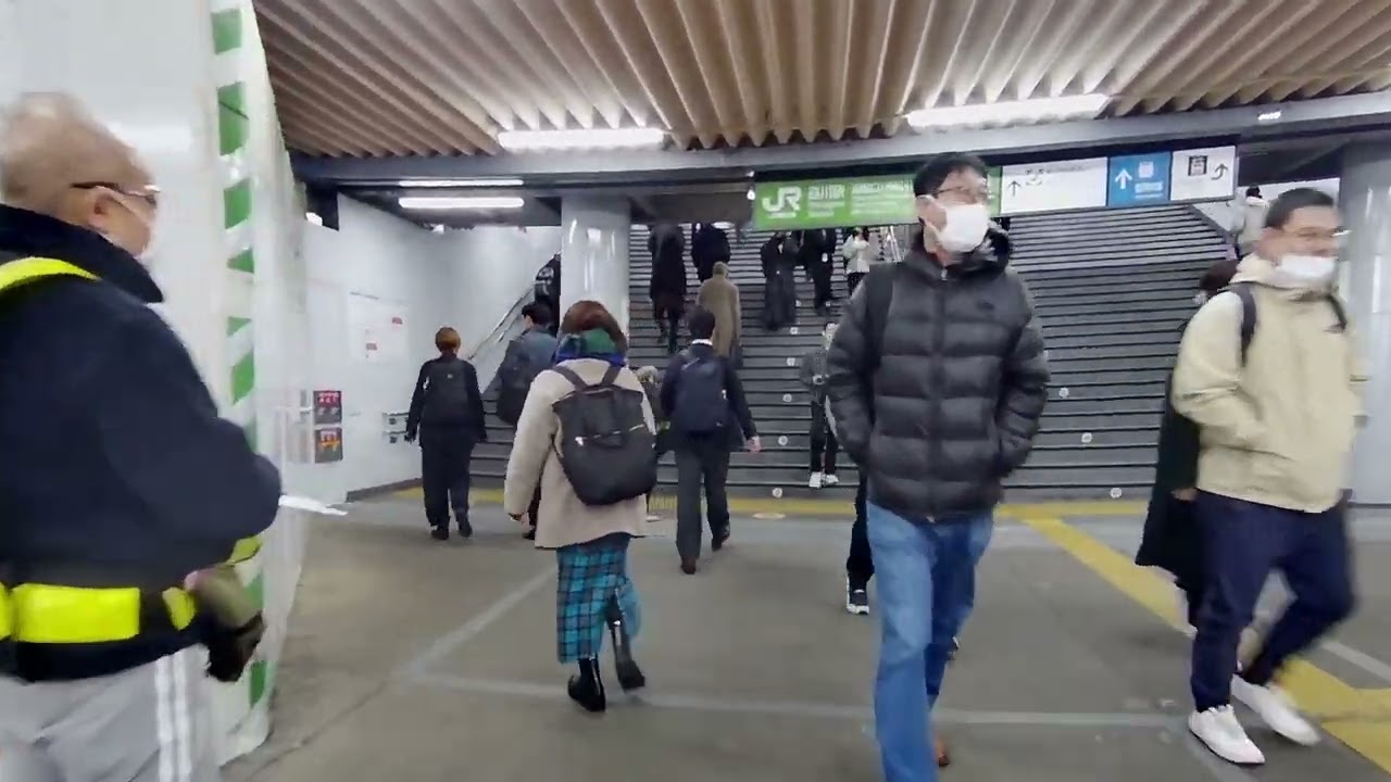 Keikyu Shinagawa station→JR Shinagawa staion 　京急品川駅→JR品川駅　2026