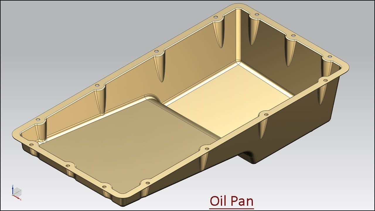 Oil Pan (Siemens NX Tutorial)