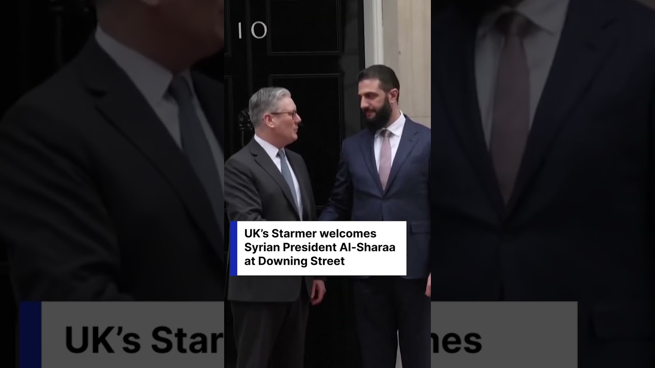 &ldquo;THE DOORS OPEN&rdquo;: Keir Starmer Welcomes Syrian President to Downing Street | DWS News | AC1C