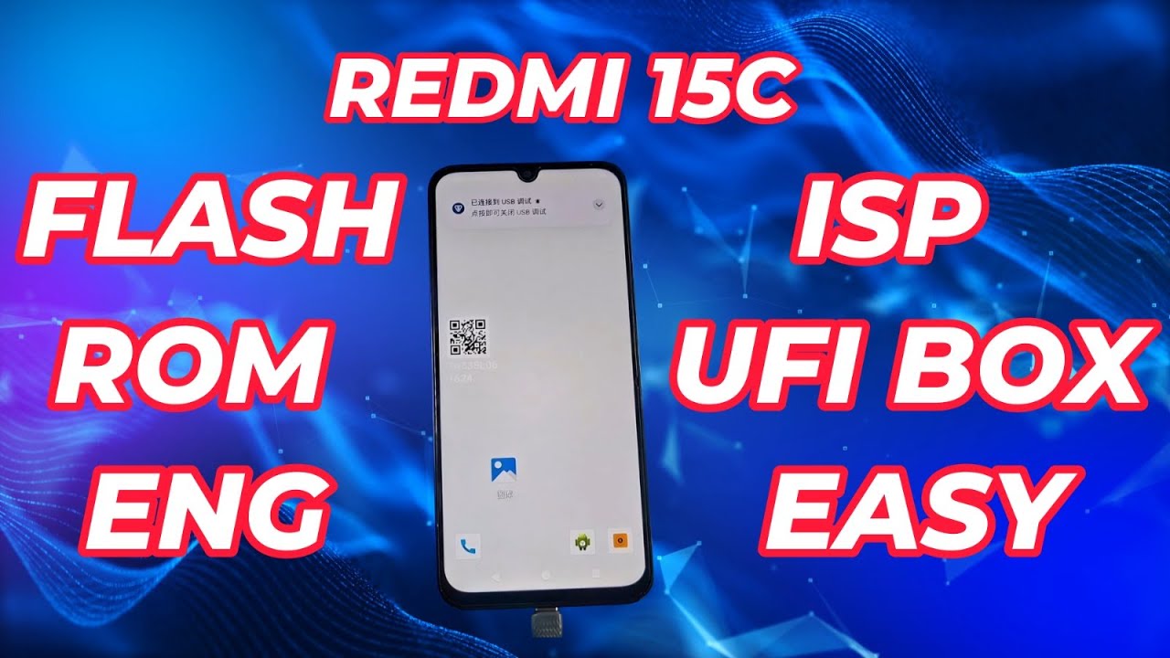Redmi 15C DEW Instalación Flash Rom Eng Aplicando Conexión ISP EMMC