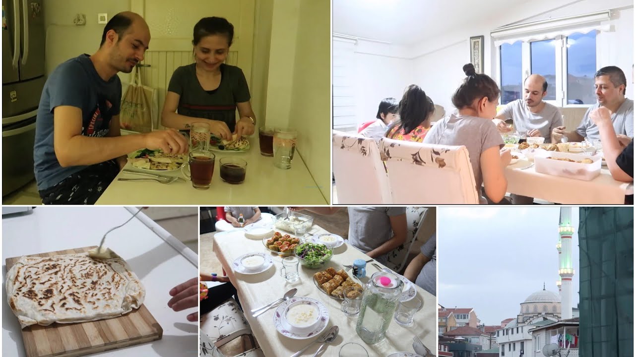 İLK SAHUR ve İLK İFTARIMIZ , EZAN SESİ , YUFKADAN GÖZLEME , ANNEMDE İFTAR